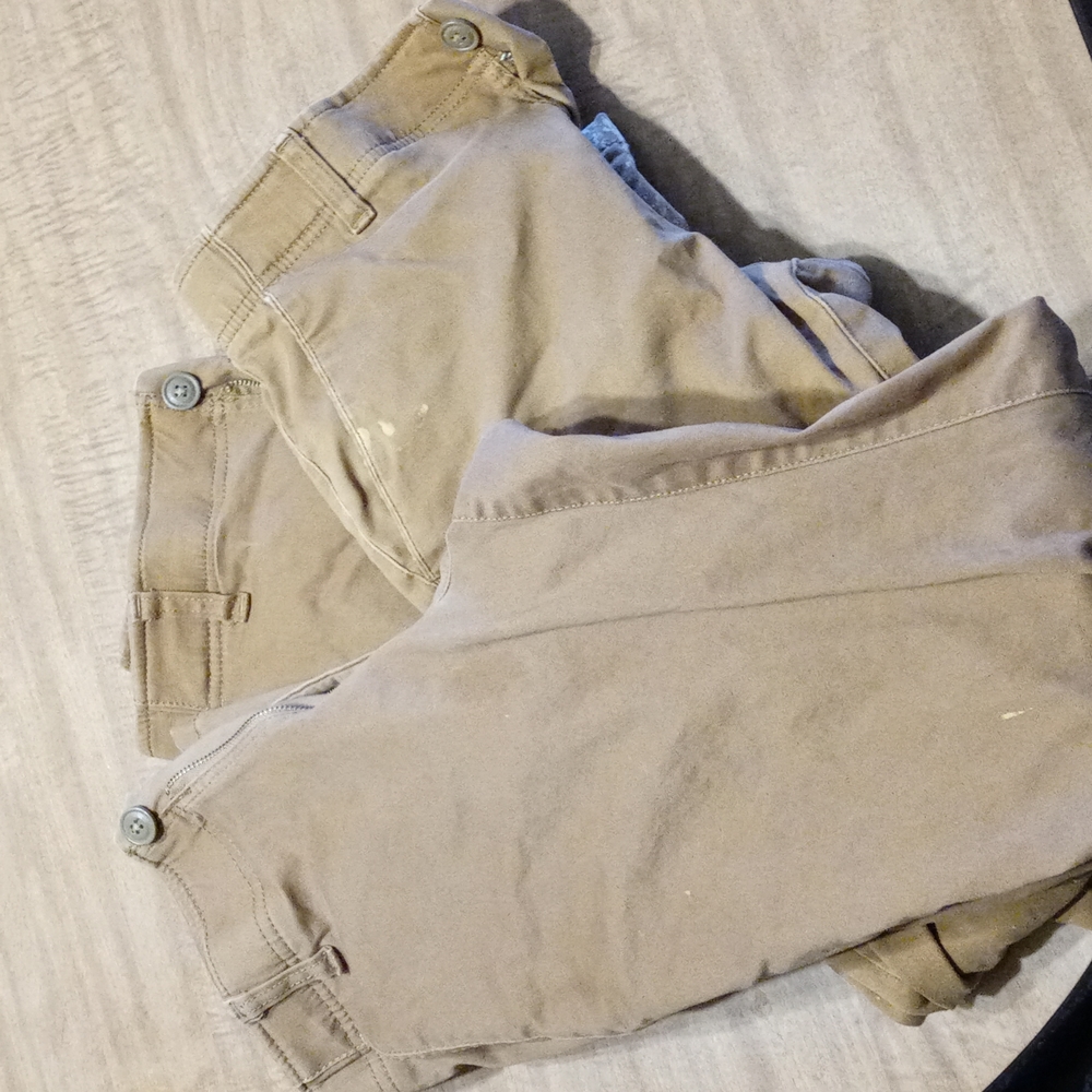 Lee's Extreme Comfort/Slim Fit Tan/Brown Slacks(Work Pants) x3